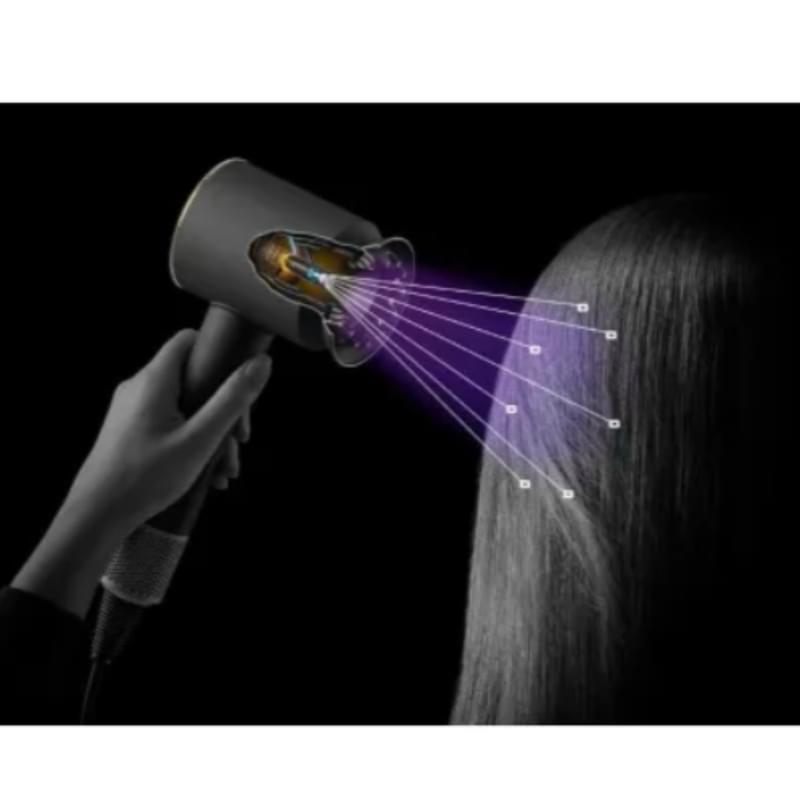 Фен Dyson HD16 Supersonic Nural Straight+Wavy бархатно‑красный/золото - фото #3, Technodom.kz