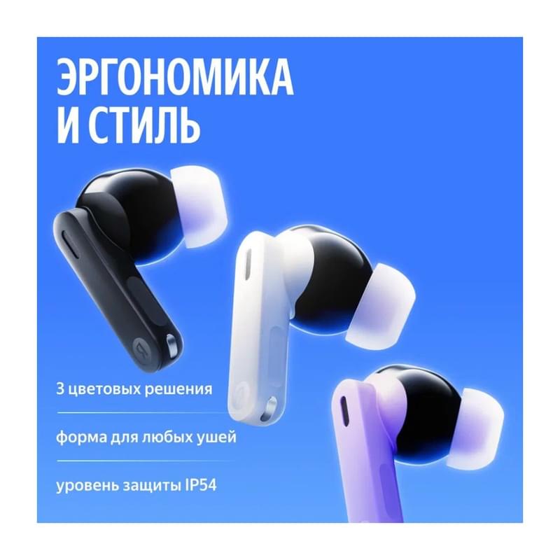 Наушники Яндекс Дропс с Алисой AI, беспроводные TWS, ANC, IP54, черный - фото #1, Technodom.kz