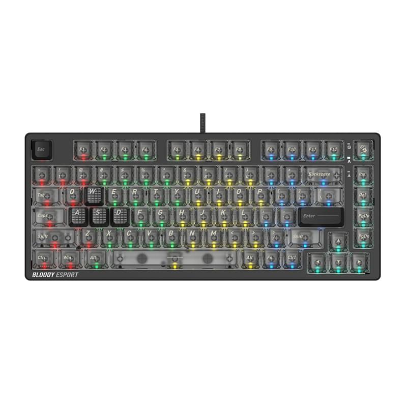Клавиатура игровая Bloody MS76, Stellar Black - фото #1, Technodom.kz