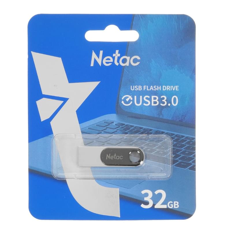 USB Флешкасы 32GB U278 Netac USB 3.2 Silver [NT03U278N-032G-32PN] - фото #0, Technodom.kz