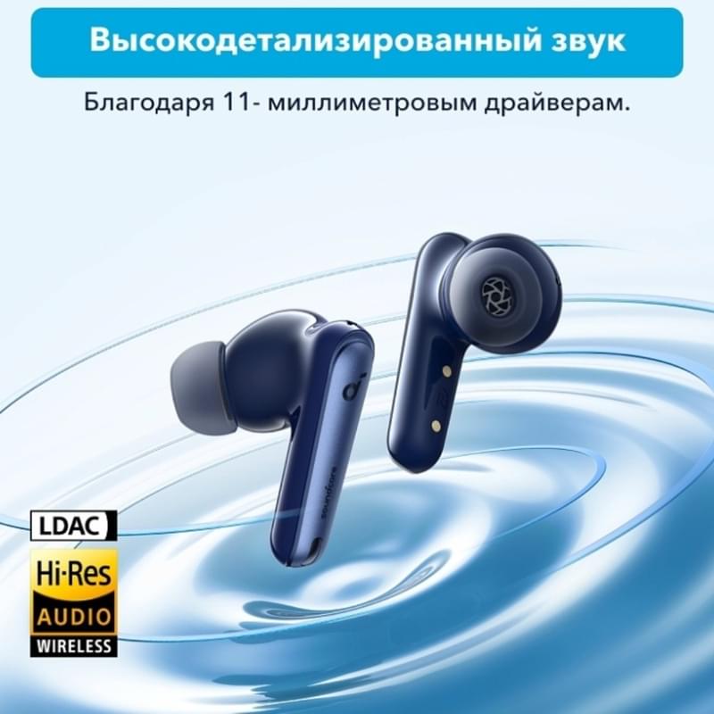 Наушники беспроводные Soundcore Liberty 4 NC Blue (A3947G31) - фото #3, Technodom.kz