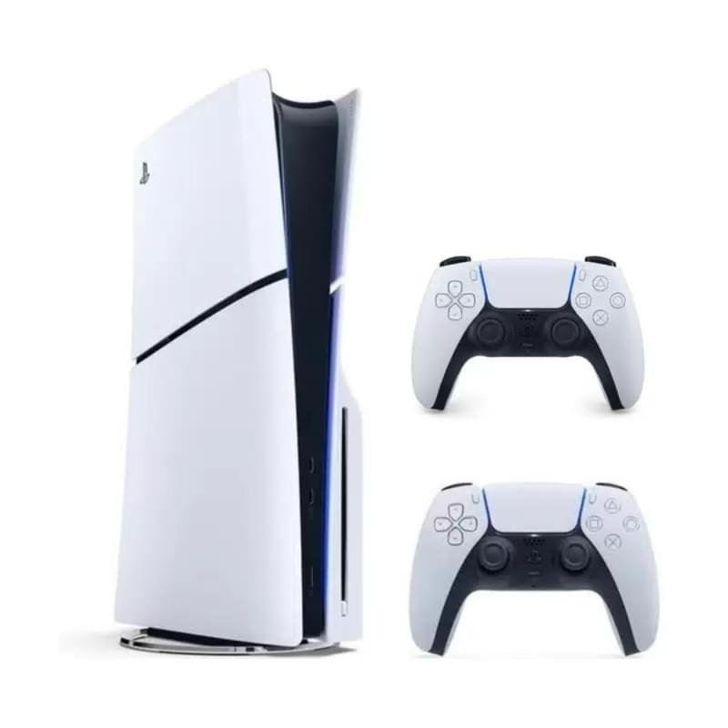 Игровая консоль Sony PlayStation 5 Slim + DualSense Controller White - фото #0, Technodom.kz