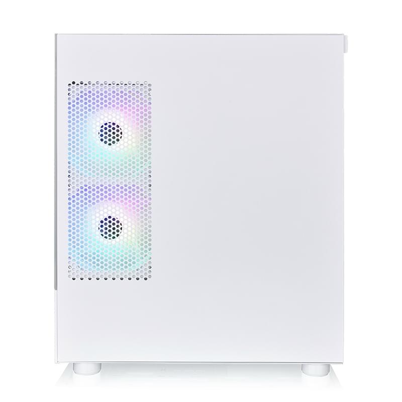 Кейс Thermaltake View 170 TG ARGB Snow MiniTower, window, White mATX 3x120mm FAN [CA-1Z4-00M6WN-00] - фото #4, Technodom.kz