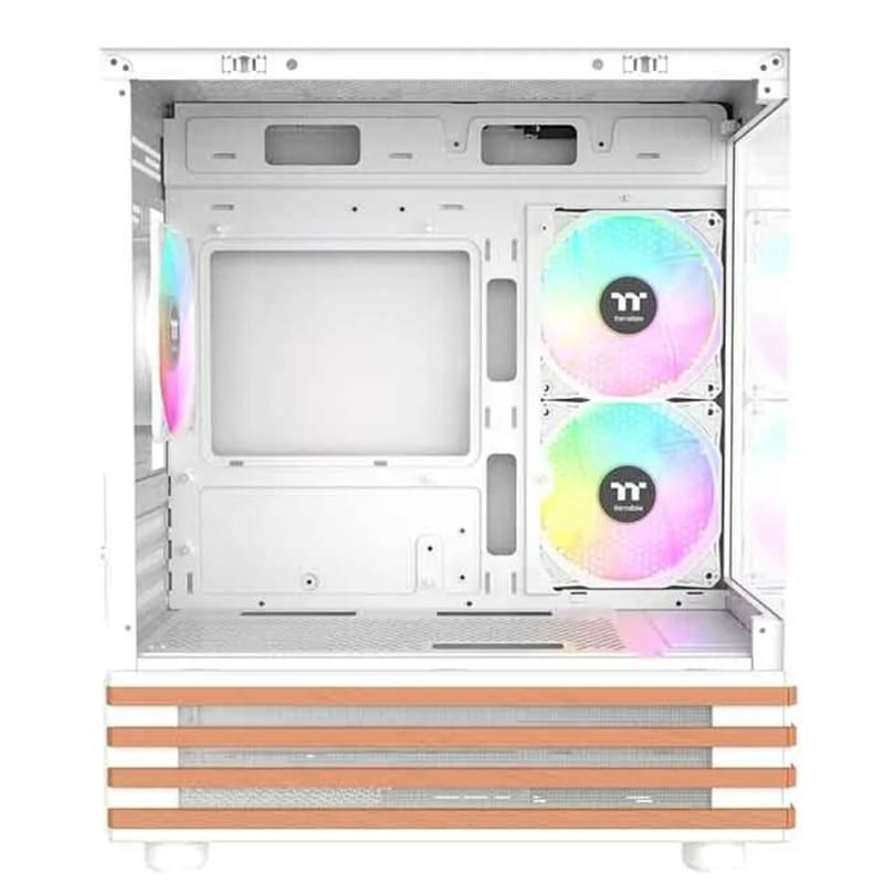 Кейс Thermaltake View 170 WS ARGB Snow MiniTower, window, White mATX 3x120mm FAN [CA-1Z4-00M6WN-WS] - фото #3, Technodom.kz