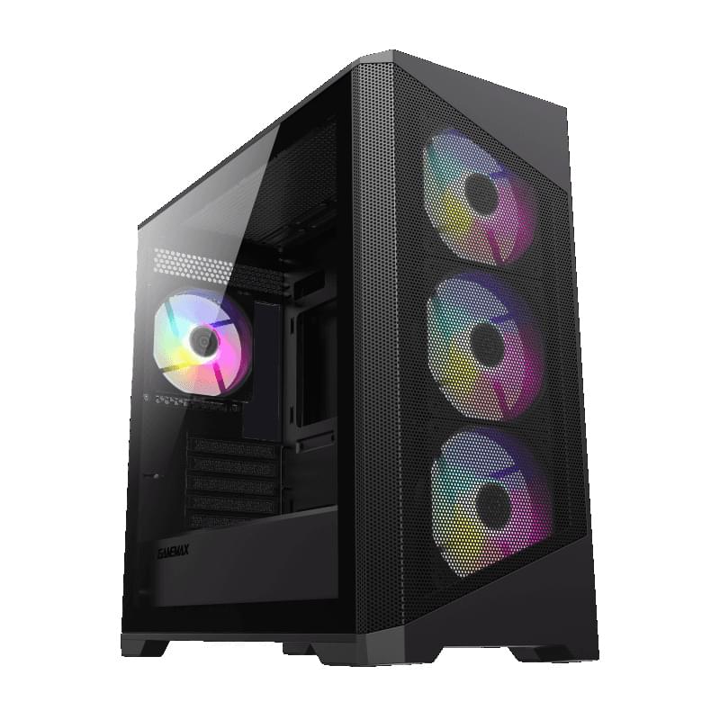 Кейс GameMax Destroyer MB 6670M MiniTower, Black mATX 4x120mm FAN [9101-0300R0006] - фото #0, Technodom.kz