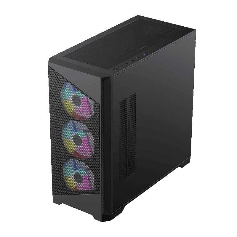 Кейс GameMax Destroyer MB 6670M MiniTower, Black mATX 4x120mm FAN [9101-0300R0006] - фото #2, Technodom.kz