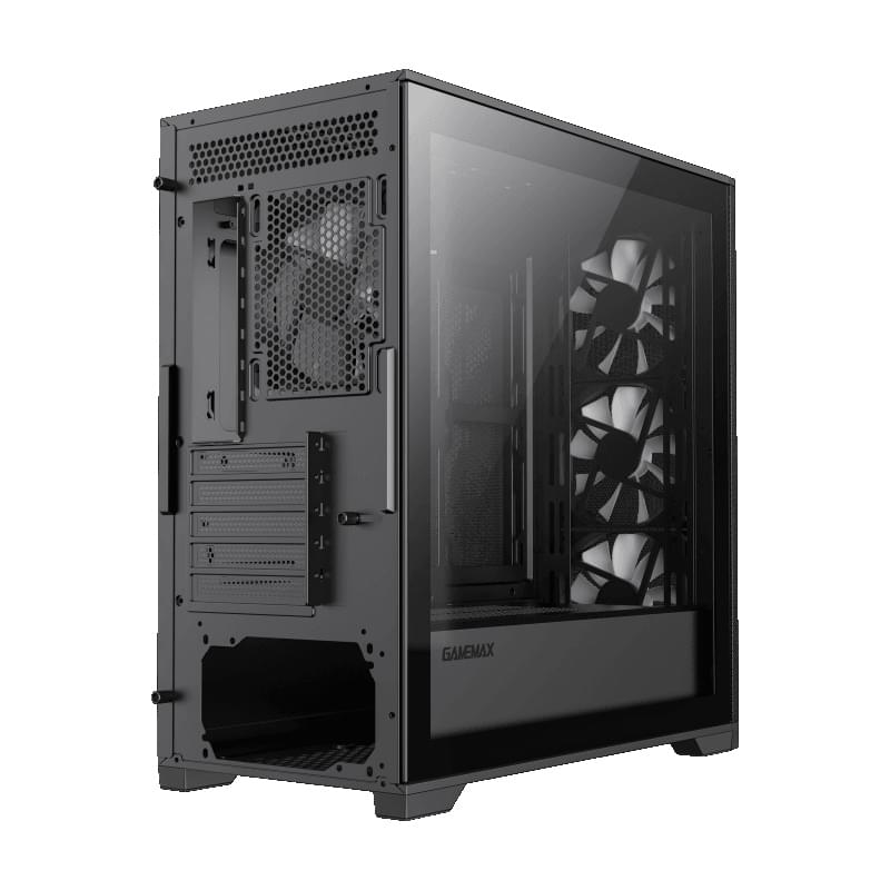 Кейс GameMax Destroyer MB 6670M MiniTower, Black mATX 4x120mm FAN [9101-0300R0006] - фото #7, Technodom.kz
