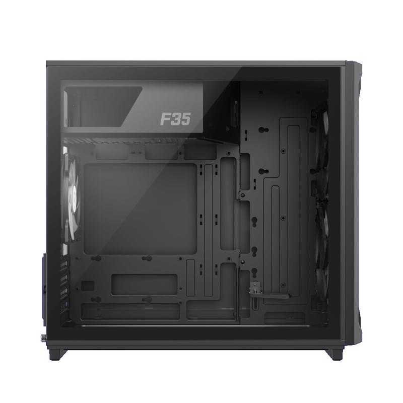 Кейс GameMax F35 BW MidTower, window, Black mATX 3x120mm FAN [1116-4035R0003] - фото #6, Technodom.kz