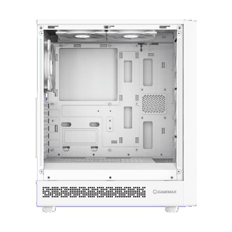 Кейс GameMax Storm 2 AW MidTower, window, White ATX 3x120mm FAN [1115-3803R0007] - фото #8, Technodom.kz