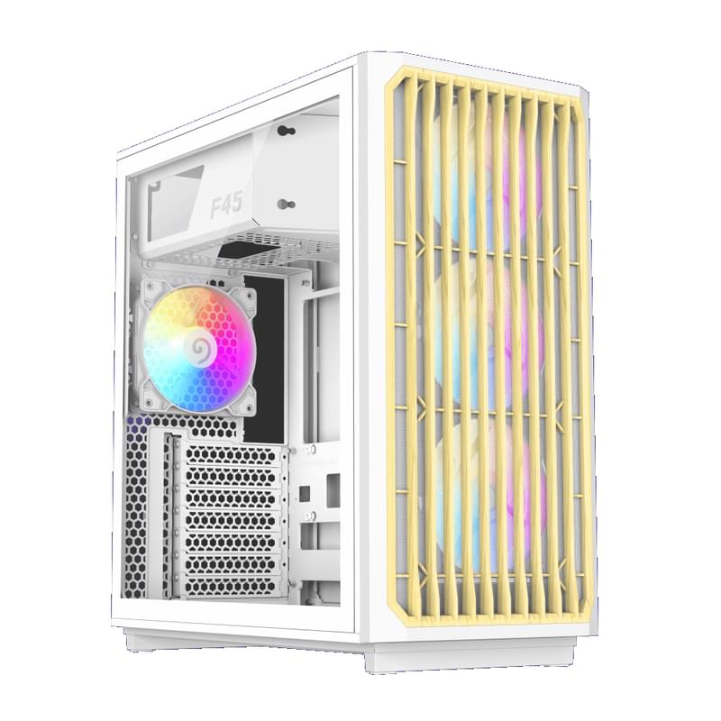 GameMax F45 WW MidTower, window, White ATX 3x120mm FAN [1116-4045R0002] кейсі - фото #0, Technodom.kz