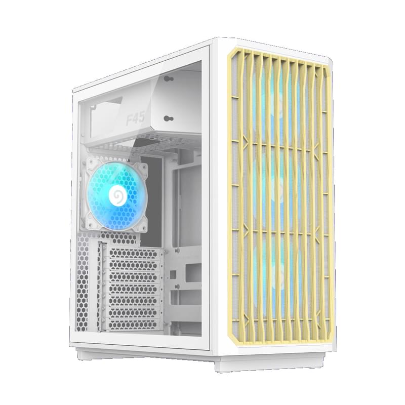 GameMax F45 WW MidTower, window, White ATX 3x120mm FAN [1116-4045R0002] кейсі - фото #1, Technodom.kz