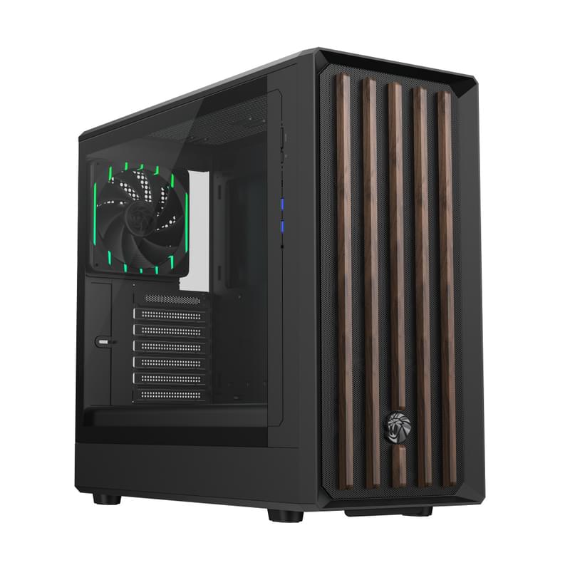 Кейс GameMax CLAW 460 WB MidTower, window, Black ATX 2x140mm FAN [9101-1200R0009] - фото #1, Technodom.kz