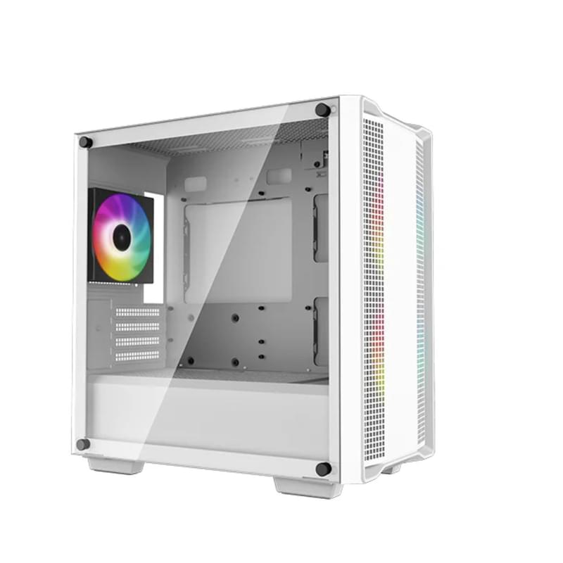 Кейс DeepCool CC360 WH ARGB MiniTower, window, White mATX 3x120mm FAN [R-CC360-WHAPM3-G-1] - фото #0, Technodom.kz