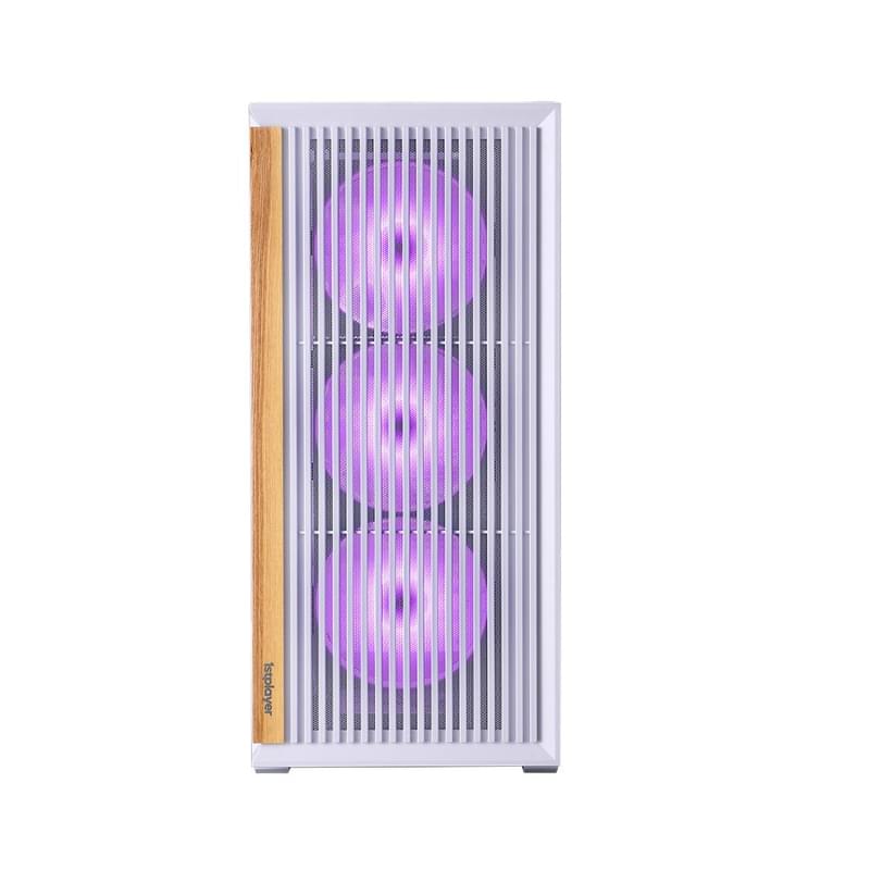 Кейс 1STPLAYER WD7 MidTower, window, White ATX 6x120mm FAN [WD7-WH-4FA7-W-2FA7R-W] - фото #1, Technodom.kz