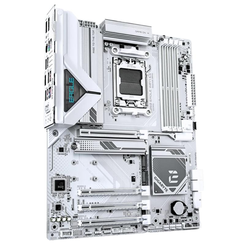 Материнская плата Gigabyte B850 EAGLE WIFI7 ICE AM5 4DDR5 PCI-E 3x16 (HDMI+DP) ATX - фото #2, Technodom.kz Материнская плата Gigabyte B850 EAGLE WIFI7 ICE AM5 4DDR5 PCI-E 3x16 (HDMI+DP) ATX - фото #2, Technodom.kz