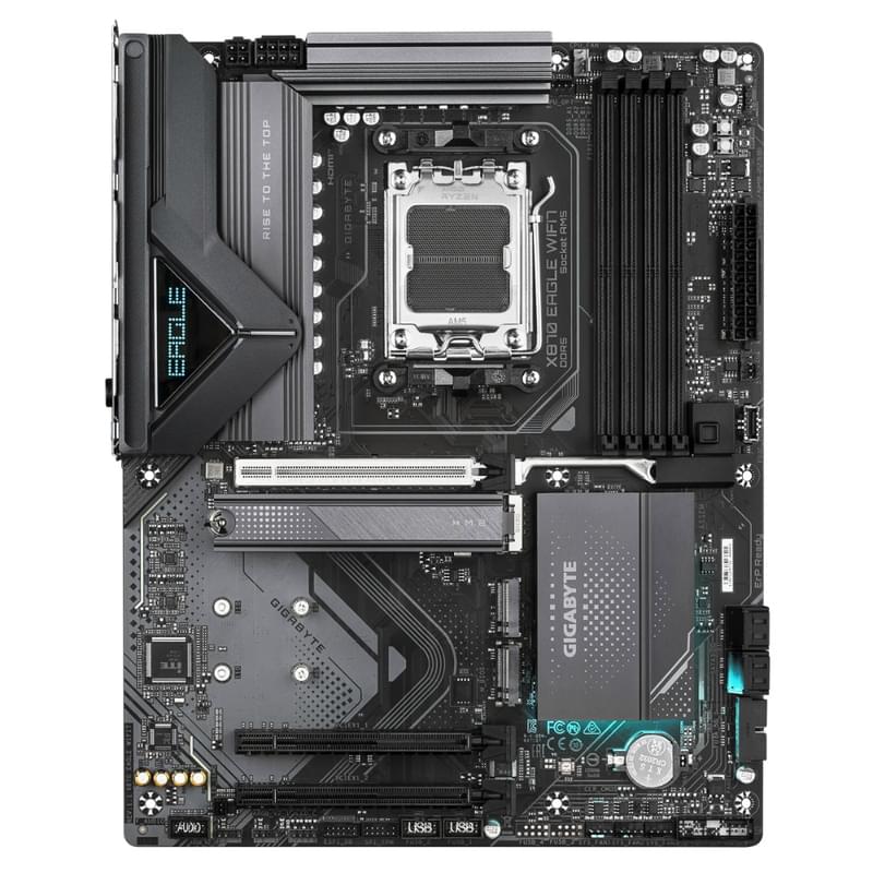 Материнская плата Gigabyte X870 EAGLE WIFI7 AM5 4DDR5 PCI-E 3x16 (HDMI+2USB4 Type-C) ATX - фото #1, Technodom.kz Материнская плата Gigabyte X870 EAGLE WIFI7 AM5 4DDR5 PCI-E 3x16 (HDMI+2USB4 Type-C) ATX - фото #1, Technodom.kz