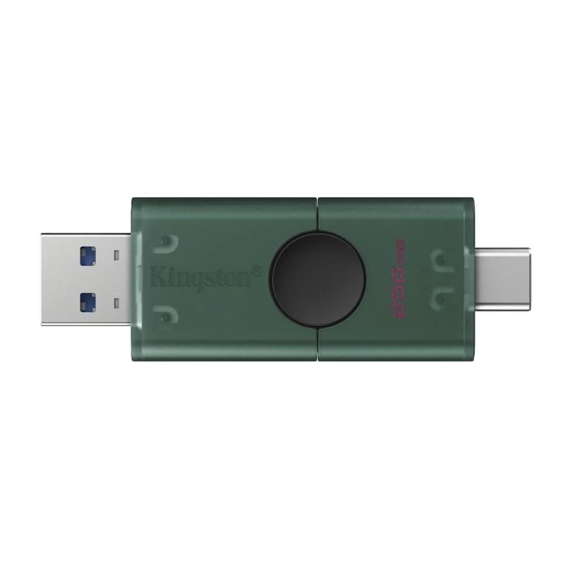 USB Флешка 256GB DTDEG2 Kingston USB-A/USB-C Green [DTDEG2/256GB] - фото #1, Technodom.kz