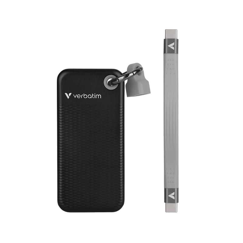 Внешний SSD 1TB USB-C Verbatim Pocket SSD Black [32190] - фото #1, Technodom.kz