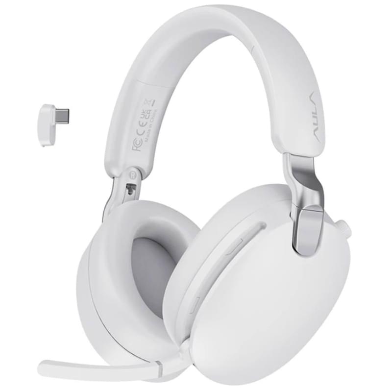 Игровая гарнитура беспроводная AULA A500, White - фото #0, Technodom.kz