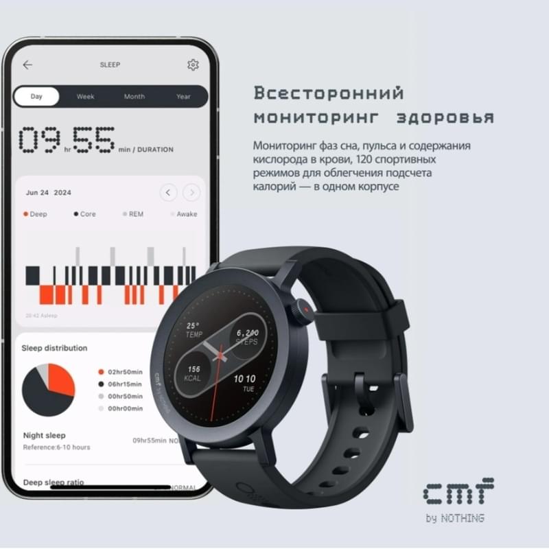 Смарт Часы CMF Watch Pro 2 Dark Grey (Buizel-D398) - фото #4, Technodom.kz