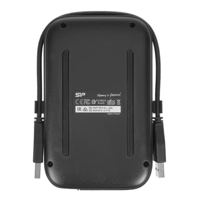 Внешний HDD 2.5" 1TB Silicon Power Armor A60 USB 3.2 Gen 1 Black [SP010TBPHDA60S3A] - фото #1, Technodom.kz