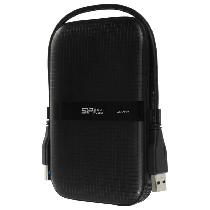 Внешний HDD 2.5" 2TB Silicon Power Armor A60 USB 3.2 Gen 1 Black [SP020TBPHDA60S3A] - фото #0, Technodom.kz
