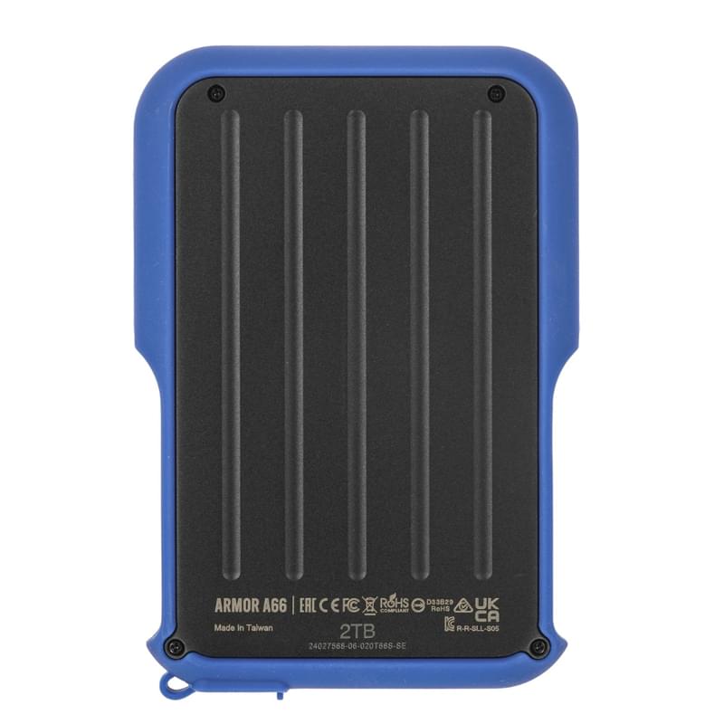 Внешний HDD 2.5" 2TB Silicon Power Armor A66 USB 3.2 Gen 1 Blue [SP020TBPHD66SS3B] - фото #1, Technodom.kz