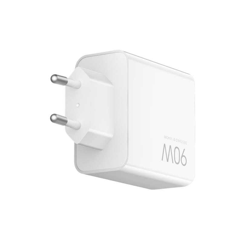 Адаптер питания, Xiaomi, 90W HyperCharge Power Adapter (3-Port),  Белый (MDY-19-EK) - фото #1, Technodom.kz