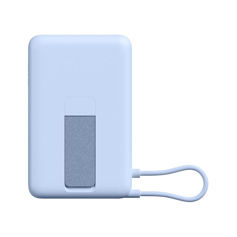 Портативті сыртқы аккумулятор, Xiaomi, Magnetic Power Bank 10000mah with Built-in Stand Blue (WPB1007Z) - фото #1, Technodom.kz