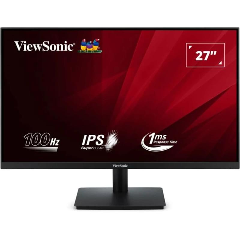 Монитор 27" ViewSonic VA270-H-2 1920x1080 16:9 IPS 100ГЦ (HDMI+VGA) Black - фото #0, Technodom.kz