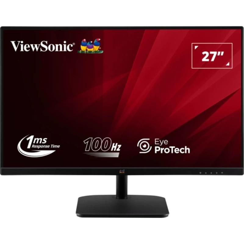 27" ViewSonic Мониторы VA2732-H-2 1920x1080 16:9 IPS 100ГЦ (HDMI+VGA) Black - фото #0, Technodom.kz