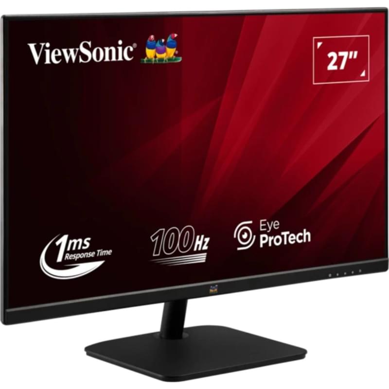 27" ViewSonic Мониторы VA2732-H-2 1920x1080 16:9 IPS 100ГЦ (HDMI+VGA) Black - фото #2, Technodom.kz