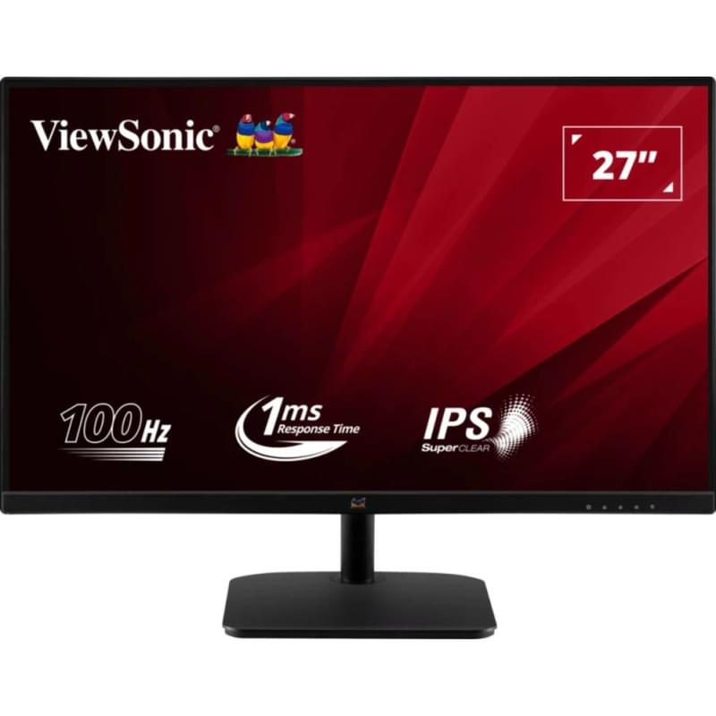 27" ViewSonic Мониторы VA2732-H 1920x1080 16:9 IPS 100ГЦ (HDMI+VGA) Black - фото #0, Technodom.kz