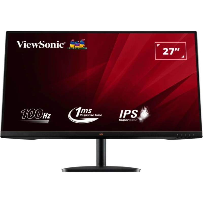 27" ViewSonic Мониторы VA2732-H 1920x1080 16:9 IPS 100ГЦ (HDMI+VGA) Black - фото #2, Technodom.kz