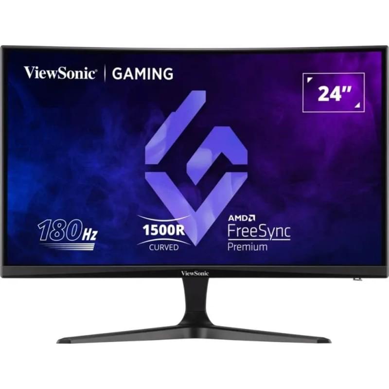 Монитор Игровой 24" ViewSonic VX2418C 1920x1080 16:9 VA 180ГЦ (2HDMI+DP) Black - фото #0, Technodom.kz Монитор Игровой 24" ViewSonic VX2418C 1920x1080 16:9 VA 180ГЦ (2HDMI+DP) Black - фото #0, Technodom.kz