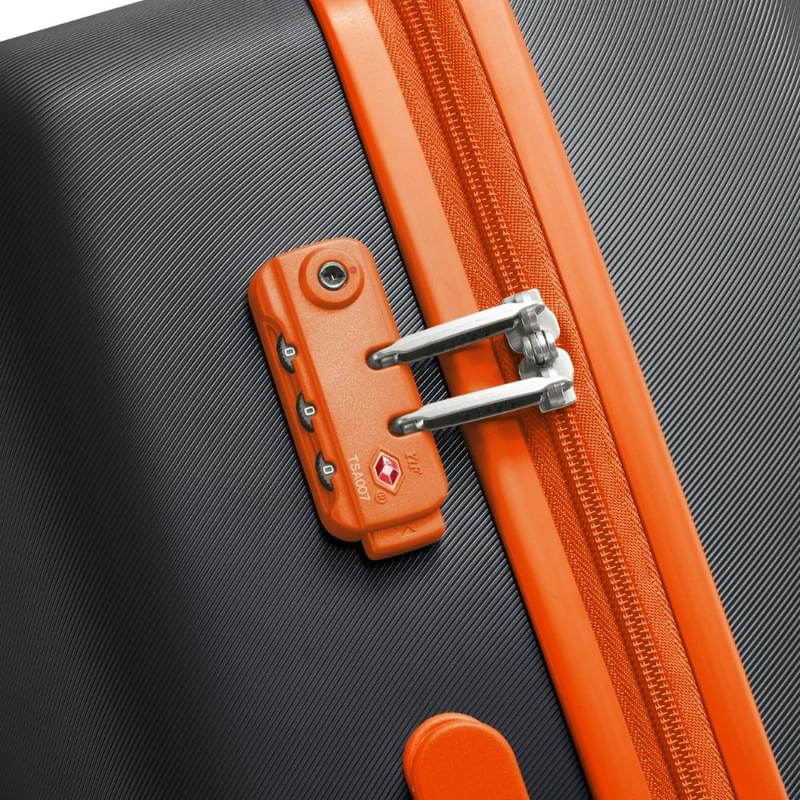 Чемодан Delsey FABRICA 83L Black,Orange (B0376681000) - фото #3, Technodom.kz