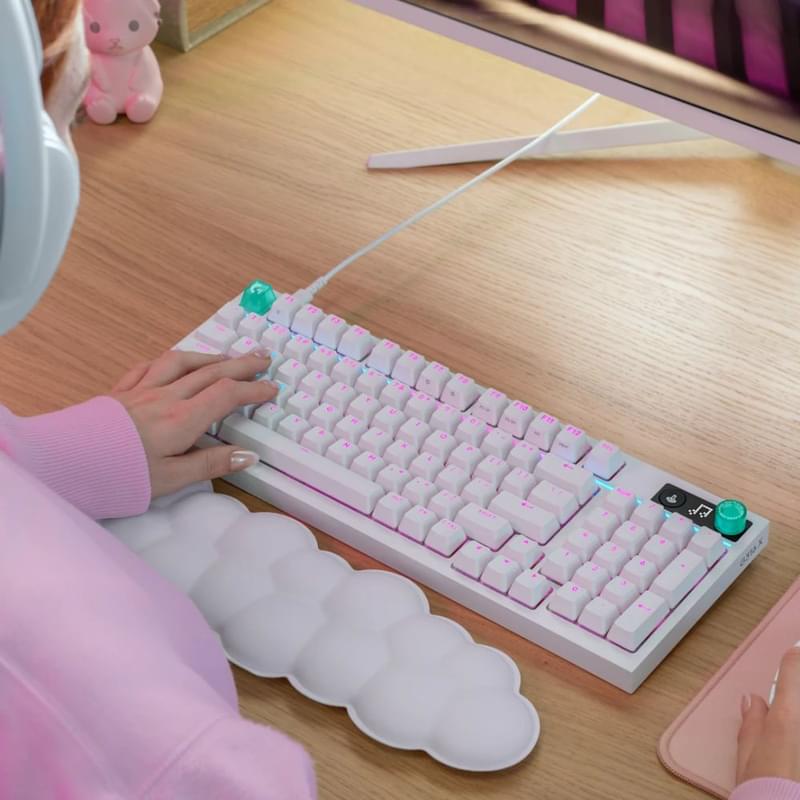 Игровая клавиатура G316 X 98 Tactile, White (920-014231) - фото #4, Technodom.kz