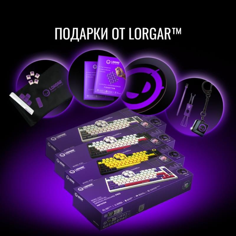 Сымсыз ойын клавиатура Lorgar Pro KBP7075W, Black/Red - фото #15, Technodom.kz Сымсыз ойын клавиатура Lorgar Pro KBP7075W, Black/Red - фото #15, Technodom.kz