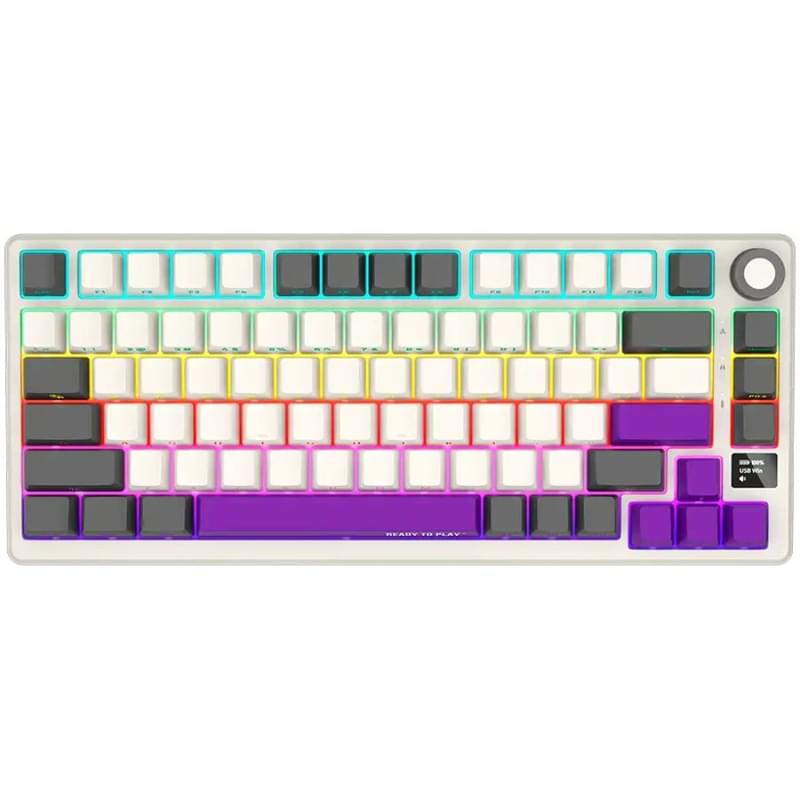 Игровая клавиатура беспроводная Lorgar Pro KBP7075W, Beige - фото #0, Technodom.kz