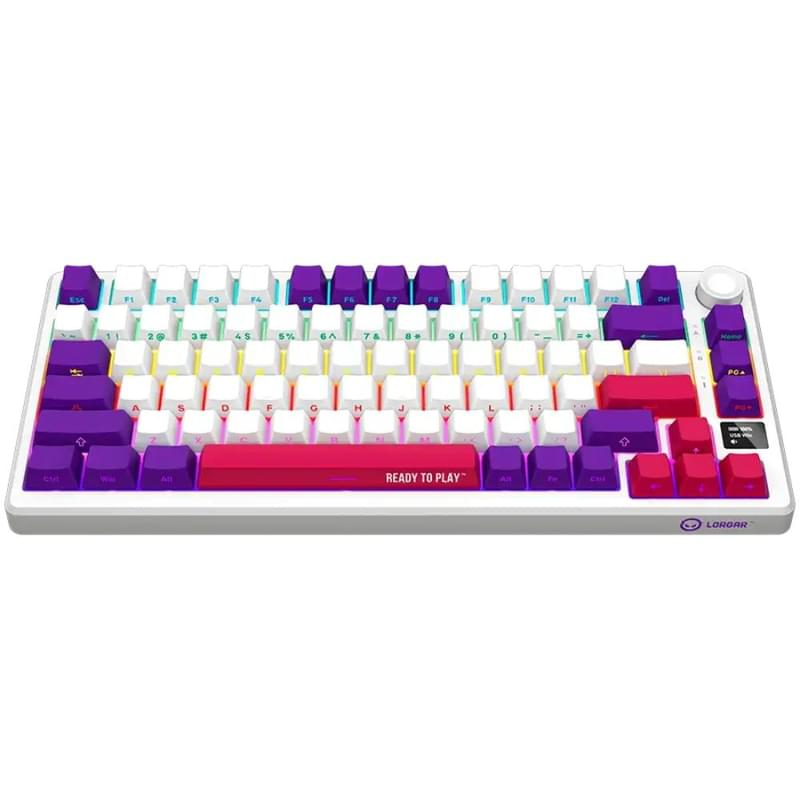 Игровая клавиатура беспроводная Lorgar Pro KBP7075W, White - фото #2, Technodom.kz