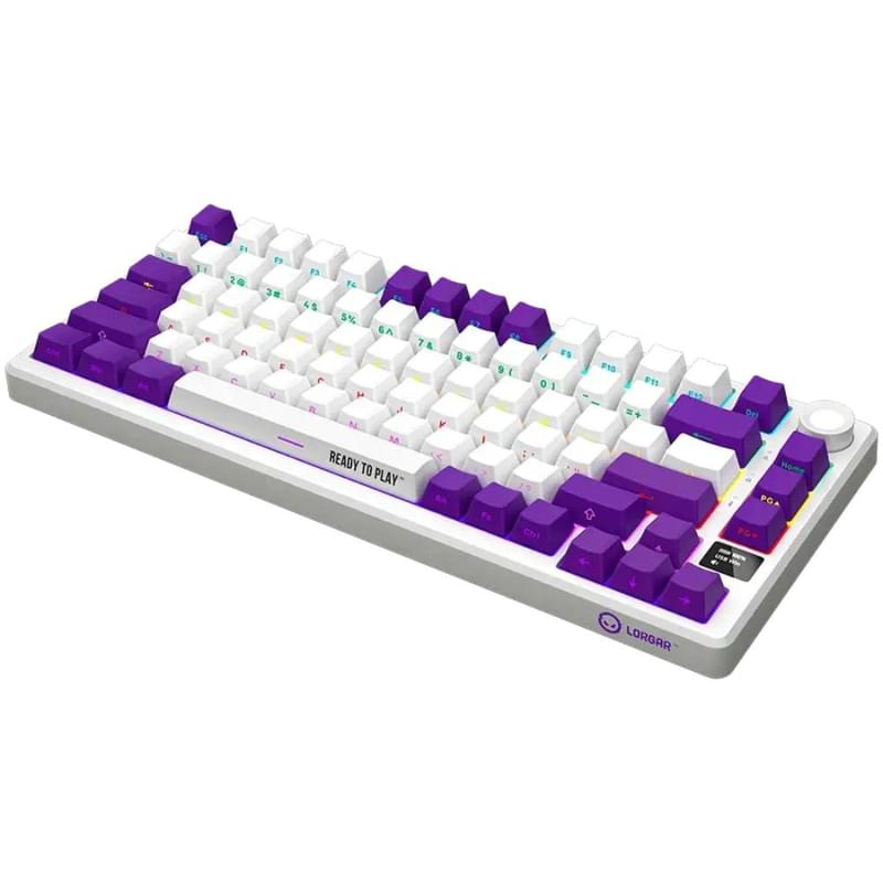 Игровая клавиатура беспроводная Lorgar Pro KBP7075W, White - фото #6, Technodom.kz