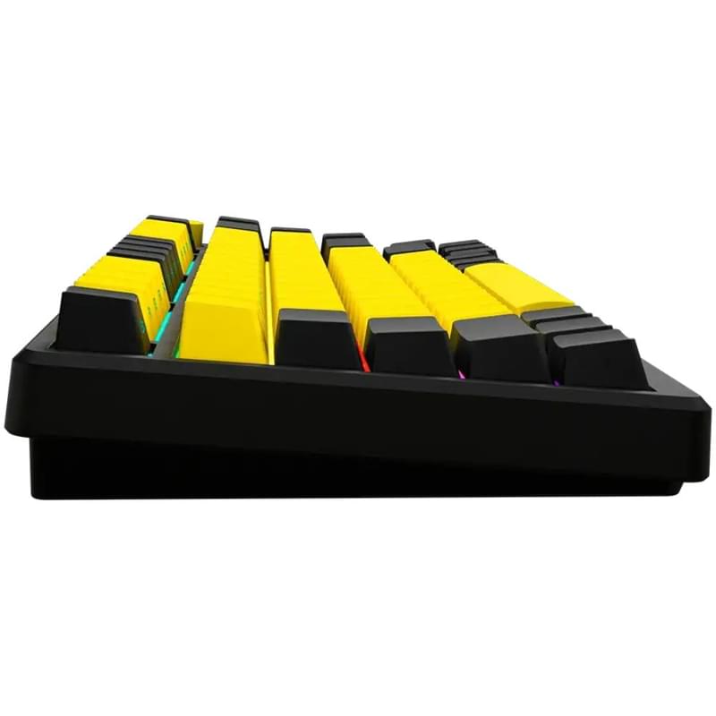 Игровая клавиатура беспроводная Lorgar Pro KBP7075W, Black/Yellow - фото #3, Technodom.kz