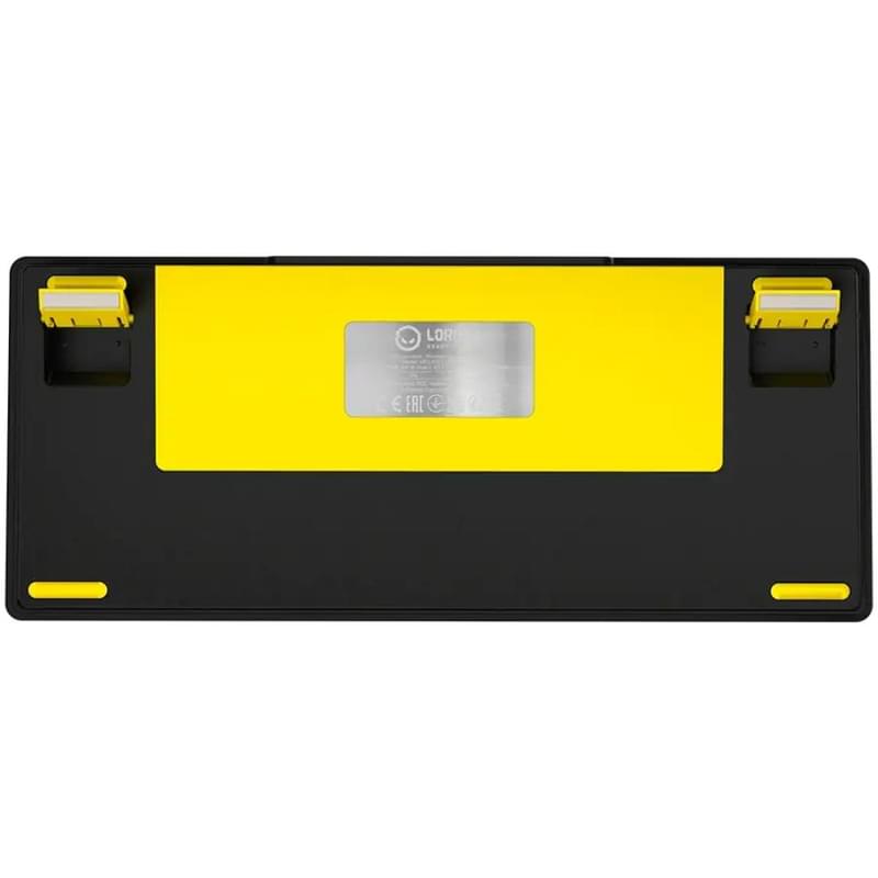 Игровая клавиатура беспроводная Lorgar Pro KBP7075W, Black/Yellow - фото #7, Technodom.kz