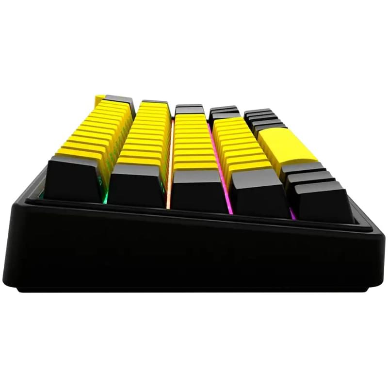 Сымсыз ойын клавиатура Lorgar Pro KBP70MW, Black/Yellow - фото #3, Technodom.kz