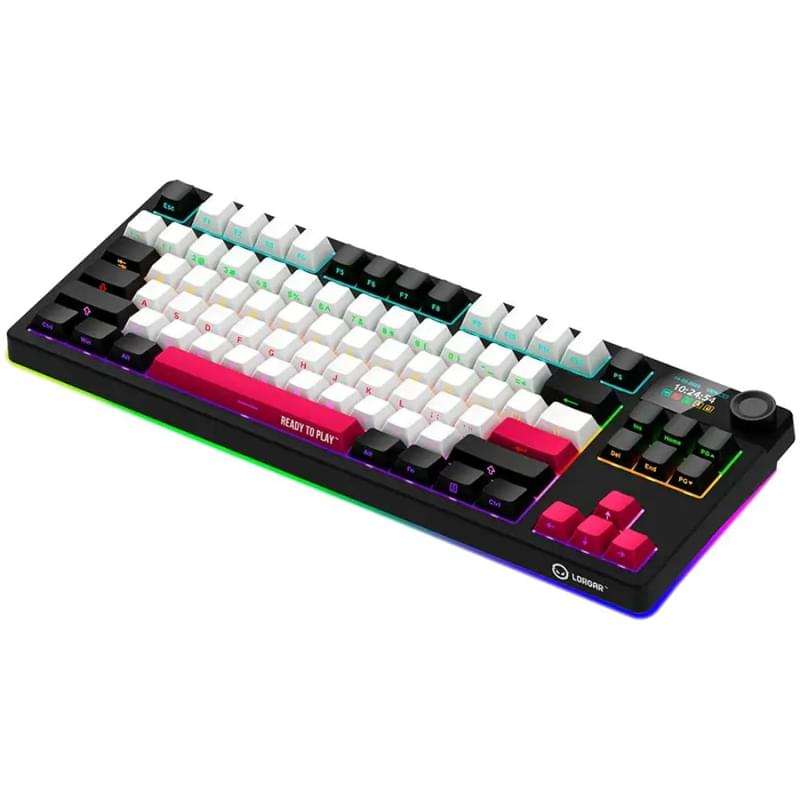 Игровая клавиатура беспроводная Lorgar Pro KBP70TKLW, Black/Red - фото #1, Technodom.kz
