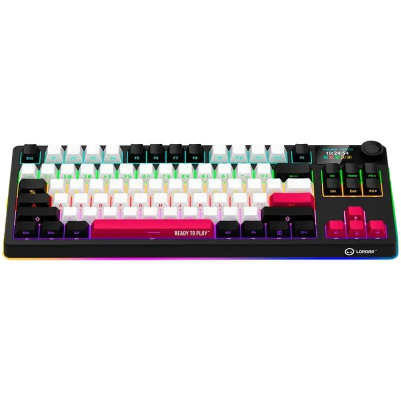 Игровая клавиатура беспроводная Lorgar Pro KBP70TKLW, Black/Red - фото #2, Technodom.kz