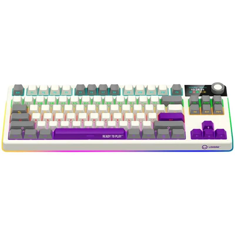 Игровая клавиатура беспроводная Lorgar Pro KBP70TKLW, Beige - фото #2, Technodom.kz