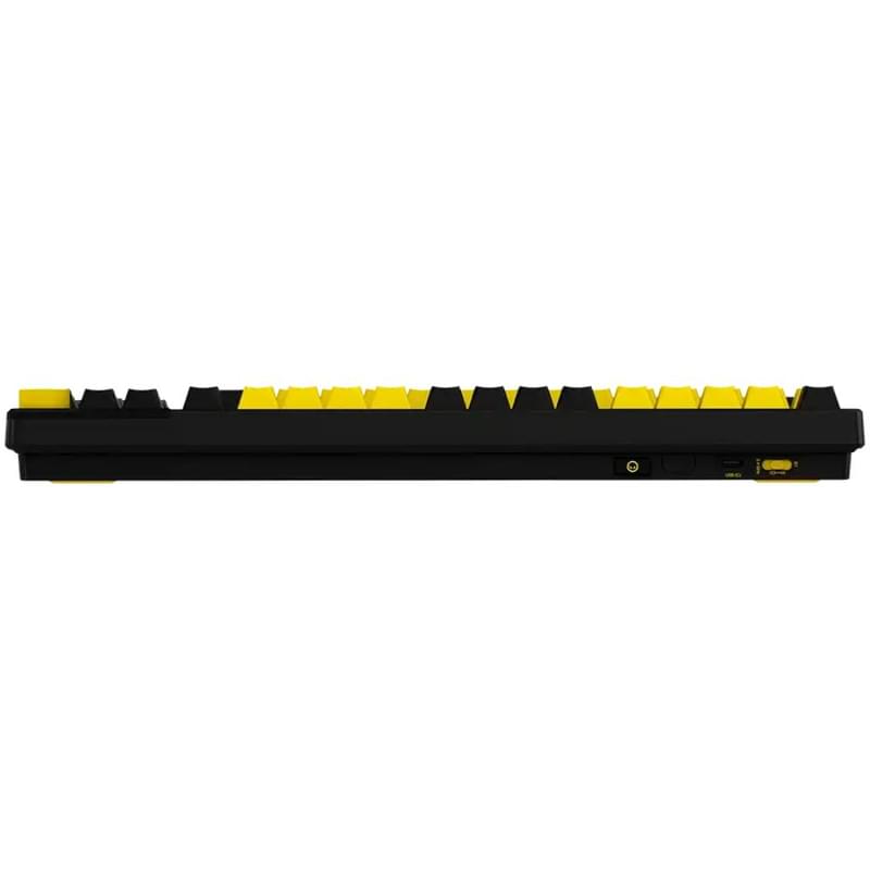Игровая клавиатура беспроводная Lorgar Pro KBP70TKLW, Black/Yellow - фото #5, Technodom.kz