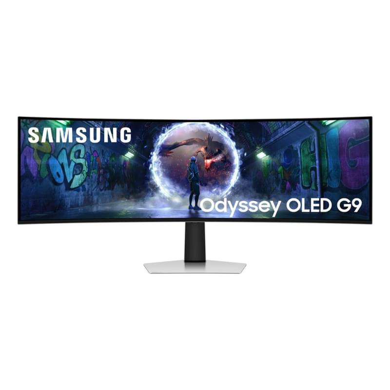 Монитор Игровой 49" Samsung Odyssey OLED G9 LS49DG932SIXCI 5120x1440 32:9 240ГЦ (HDMI+DP) Curved Sil - фото #0, Technodom.kz Монитор Игровой 49" Samsung Odyssey OLED G9 LS49DG932SIXCI 5120x1440 32:9 240ГЦ (HDMI+DP) Curved Sil - фото #0, Technodom.kz