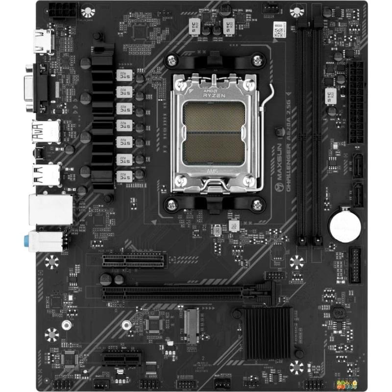 Материнская плата Maxsun MS-Challenger A620A 2.5G AM5 2DDR5 1xPCI-Ex16 (HDMI+VGA) mATX - фото #0, Technodom.kz